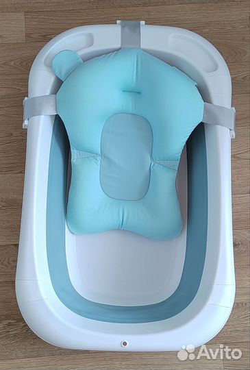 Ванночка для купания складная с матрасиком