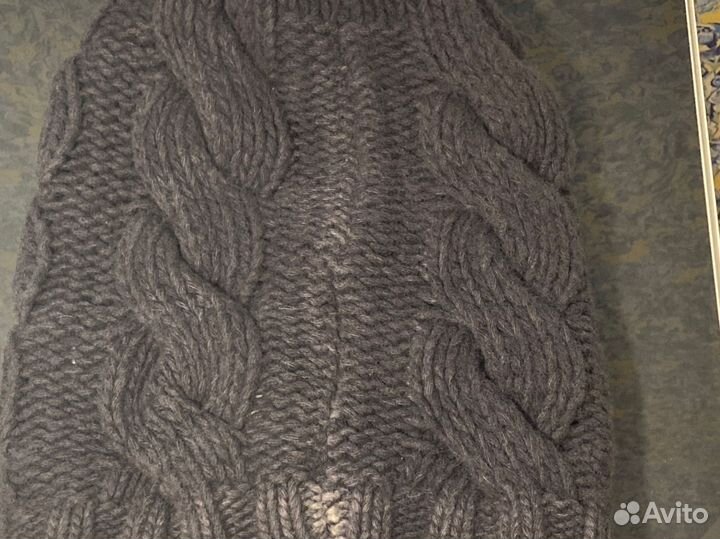 Шапка diesel шерсть и кожа