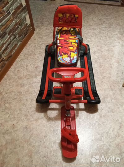 Детский снегокат бу