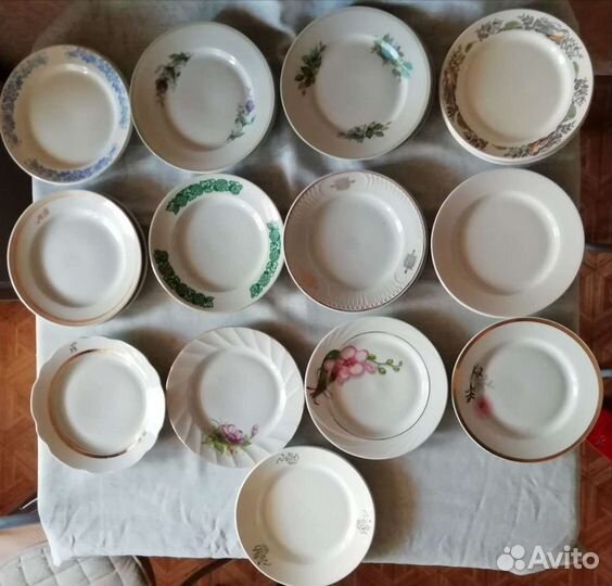 Тарелки суповые под второе чайные