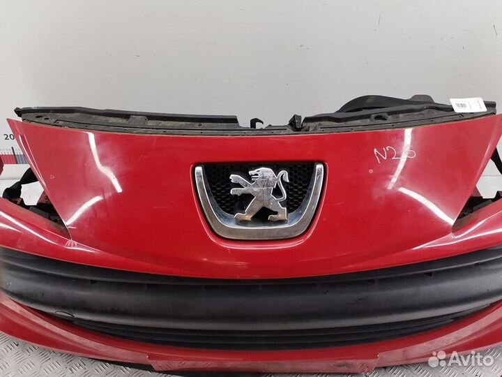Бампер (ноускат) для Peugeot 207 R0B1F0K1V1
