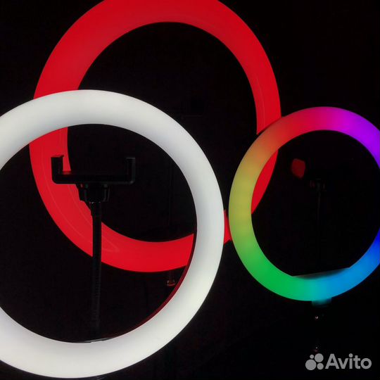 Новая кольцевая лампа 26 33 36 46 см RGB штатив