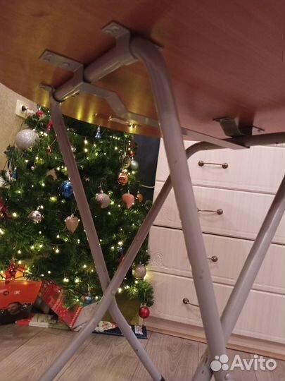 Стол кухонный круглый раскладной бу