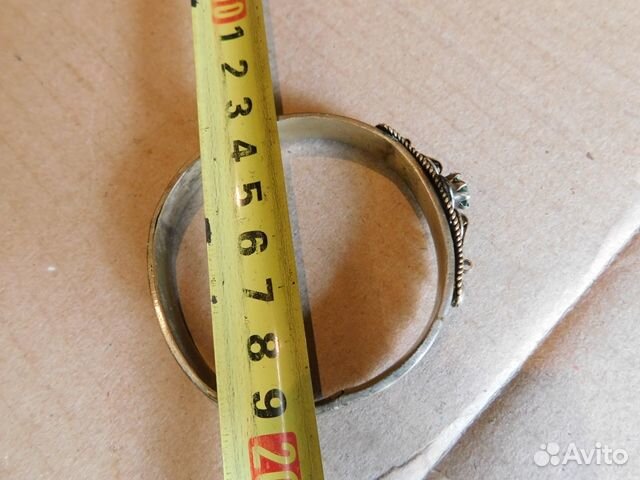 Антикварный, красивый браслет с камнем период Росс