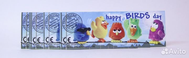 Сборка. Бархатные птички 2004 г. Киндер