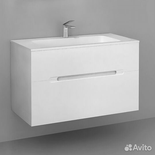 Тумба под раковину Jorno Modul 100 Mоl.01.97/P/W