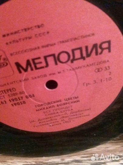 Виниловые пластинки