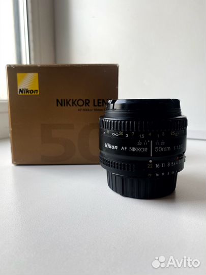 Объектив nikon 50mm f 1.8D af nikkor