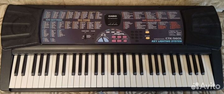 Синтезатор casio ctk 560l