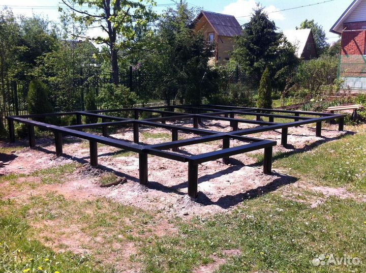 Винтовые сваи с монтажом