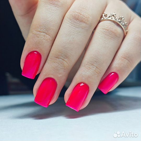 Гель лак, наращивание, маникюр