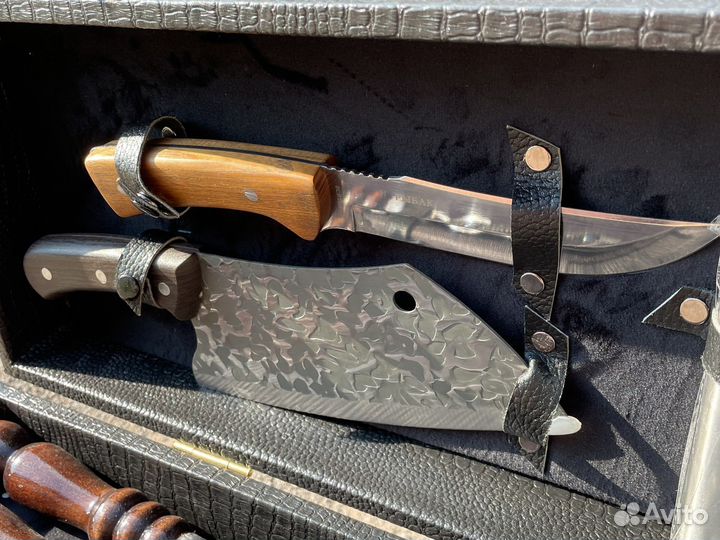 Набор шампуров в кейсе 