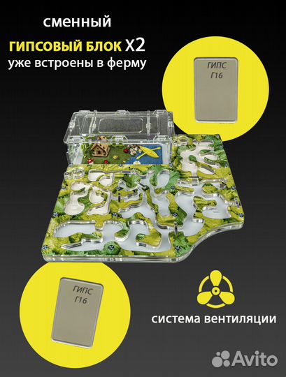 Муравьиная ферма (Формикарий) Макси