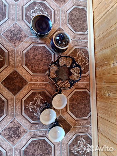 Чайный сервиз СССР cobalt