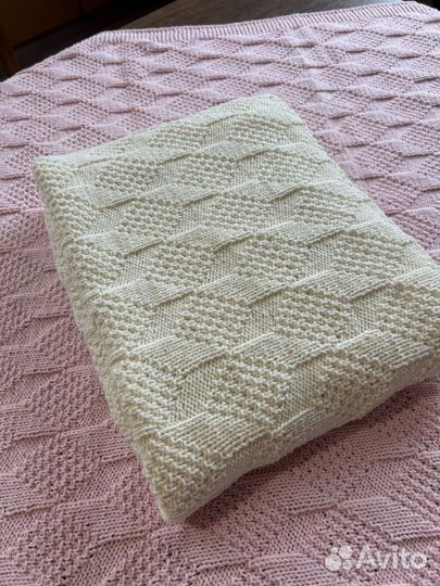 Плед ручной вязки