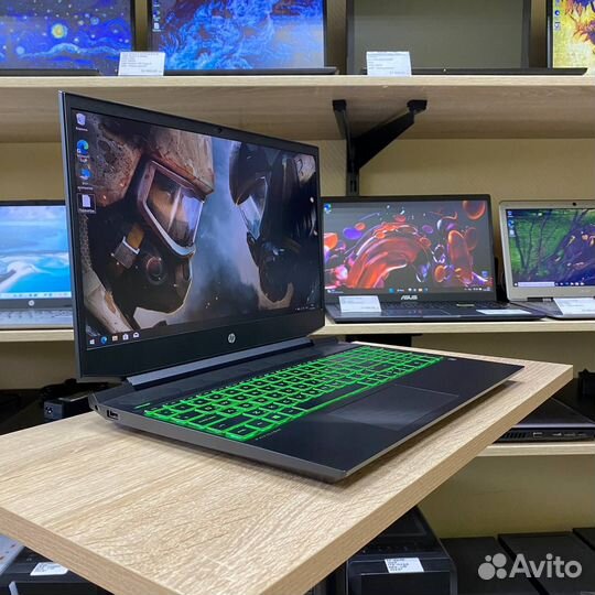 Игровой ноутбук HP Pavilion Gaming, GTX1660Ti