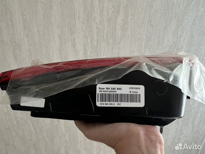 Фара задняя volkswagen jetta 6