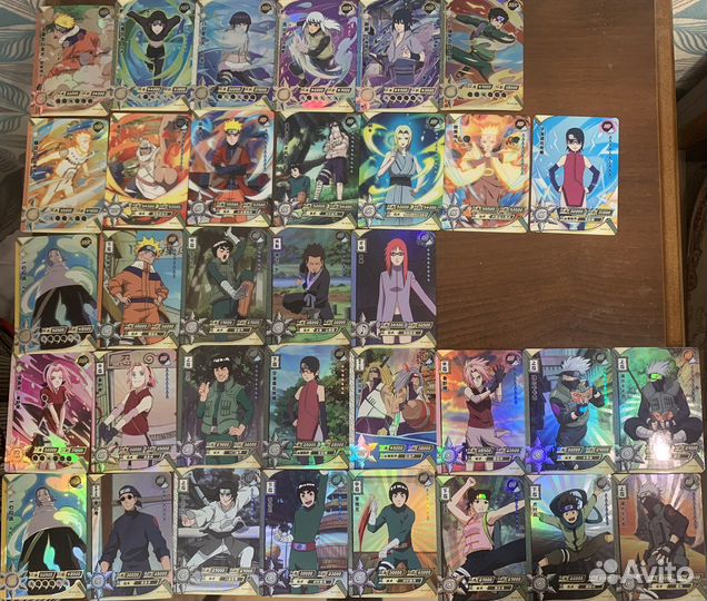 Карточки наруто