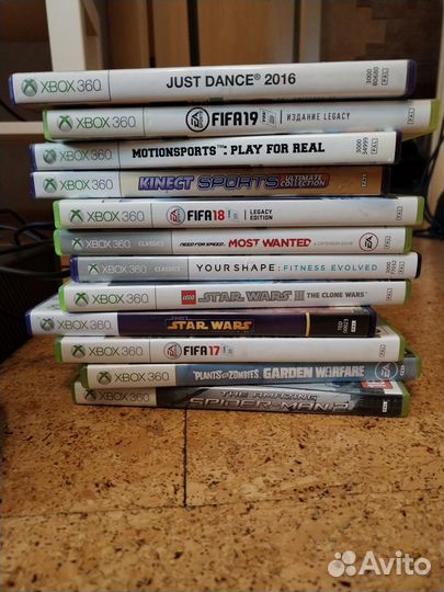 Консоль Xbox 360 E 500gb+12 игр+kinect