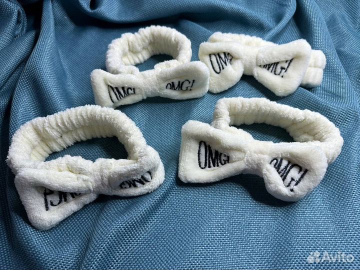 Женский ободок-повязка плюшевый для волос