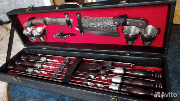 Набор шампуров в кейсе