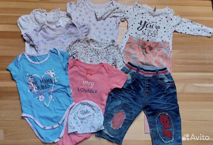 Вещи пакетом на девочку от 0 до 1 года