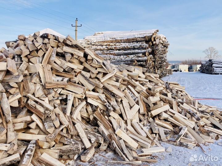 Дрова березовые колотые