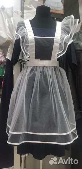 Фартук школьный белый