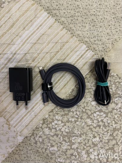 Зарядка на iPhone baseus 20w + 2м lightning