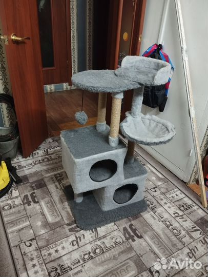 Когтеточка, домик для кошки