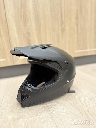 Шлем эндуро мотокросс + очки, перчатки, балаклава