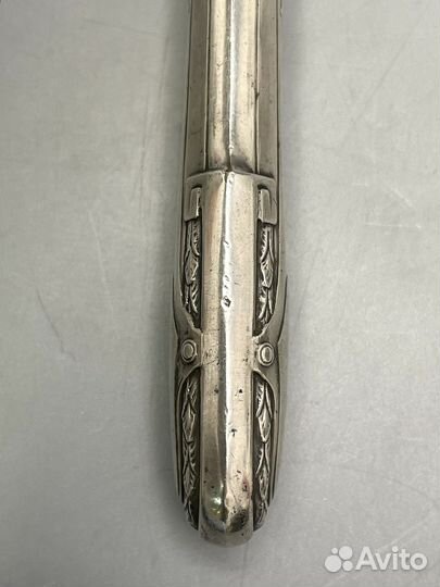 Нож столовый серебро 84 проба