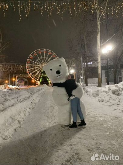 Белый мишка поздравление