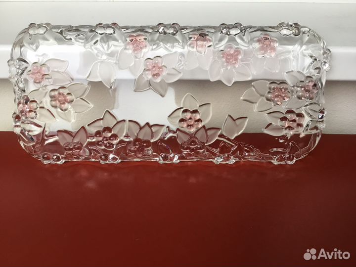 Стеклянный поднос СССР