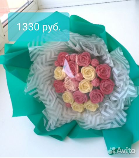 Букет из шоколадных цветов