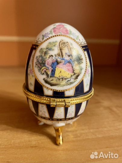 Шкатулка яйцо фаберже