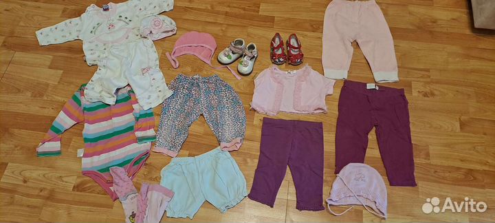 Вещи пакетом на девочку от рождения до 1.5 года