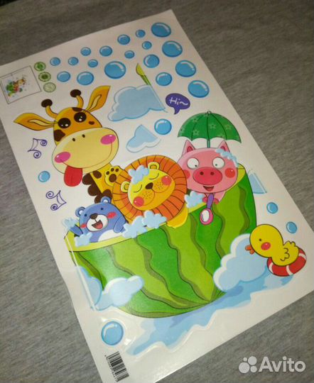 Стикер в ванную