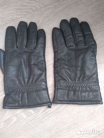 Перчатки мужские кожа