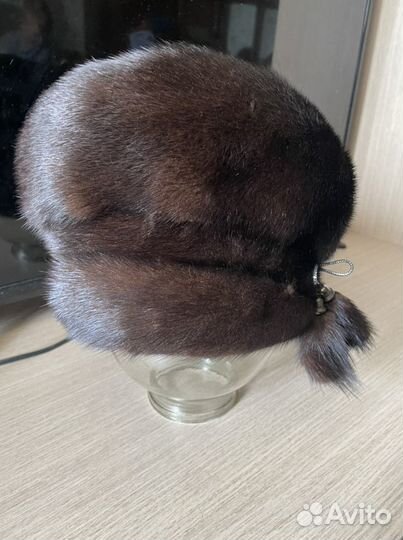 Шапка норковая женская