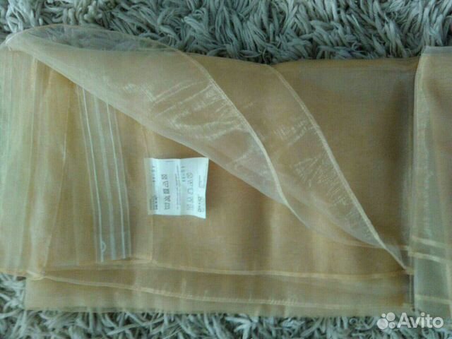Штора новая оргонза, икея