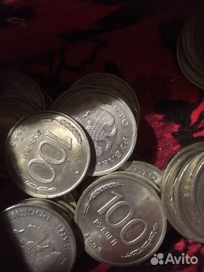 Монета 100р 1993год