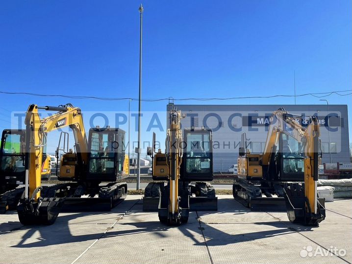 Мини-экскаватор Sany SY75C, 2023