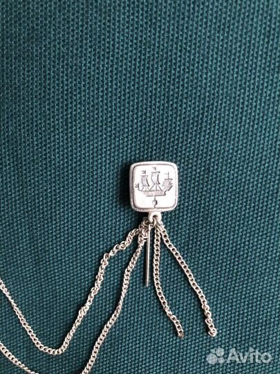 Брошь серебро Ленинград