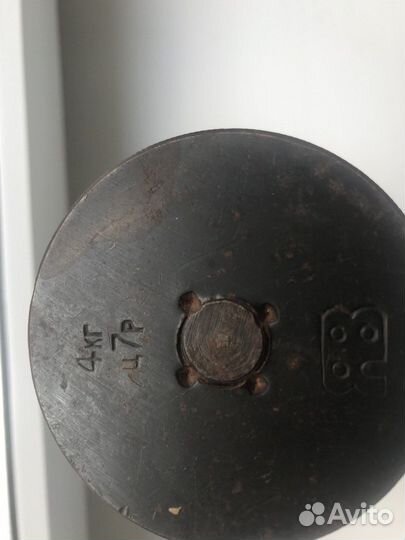 Гантеля 4 кг