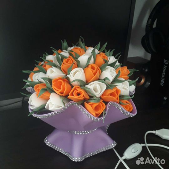 Светильники из изолона, ручная работа