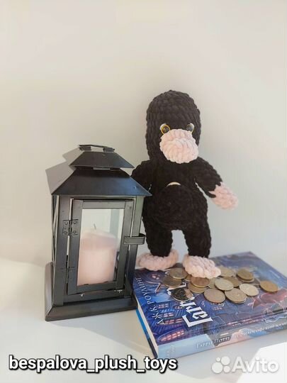 Игрушки ручной работы, сова букля