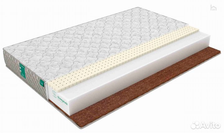 Матрас Sleeptek Roll CocosLatex 16 2000х1900х160