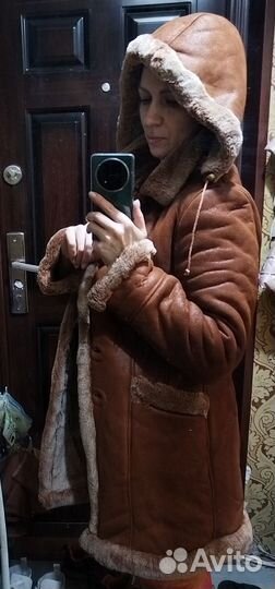 Дубленка искусственная женская 44 46