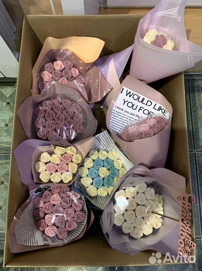 Шоколадные цветы